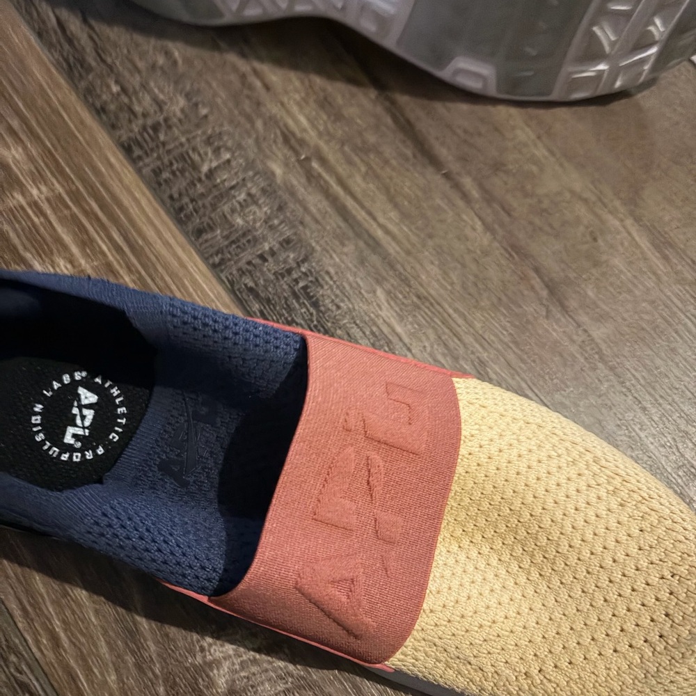 APL Coral and Navy Slip-On Sneakers